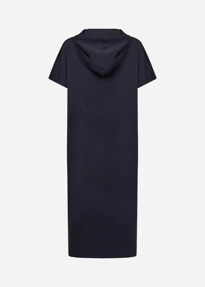Vestido casual com capuz feminino