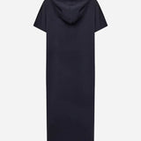 Vestido casual com capuz feminino