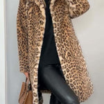 Casaco Comprido Leopardo feminino