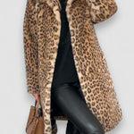Casaco Comprido Leopardo feminino