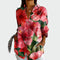 Camisa estilosa com estampa floral feminino