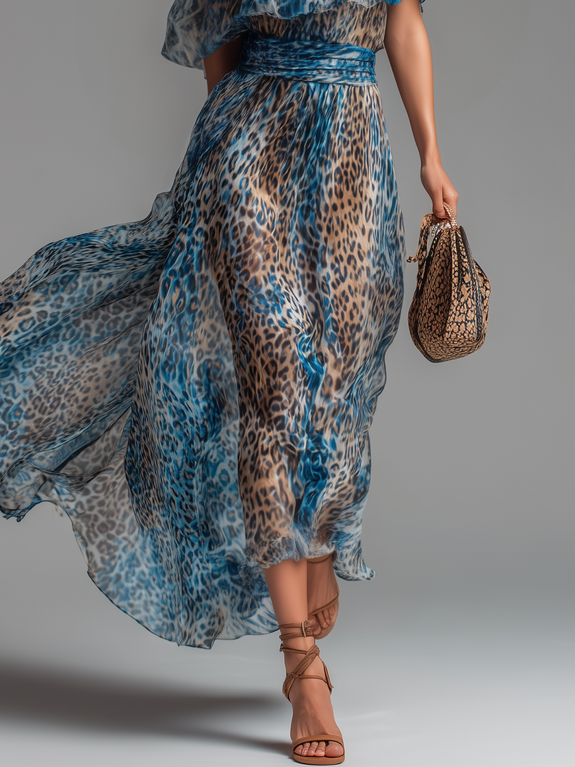 Ludovica | Vestido maxi de ombros descobertos