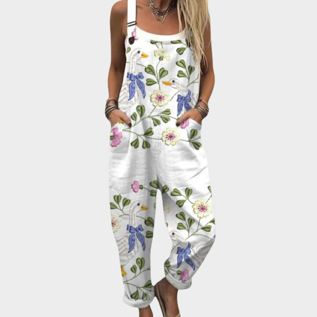 Macacão Confortável e Estampado feminino