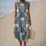 Vestido de algodão feminino