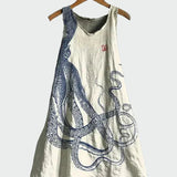 Vestido com Estampa de Tentáculos feminino