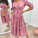 Vestido Elegante de Bolinhas feminino