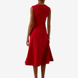 Eliana | Vestido Midi com Corte Assimétrico