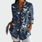 Camisa estilosa com estampa floral feminino