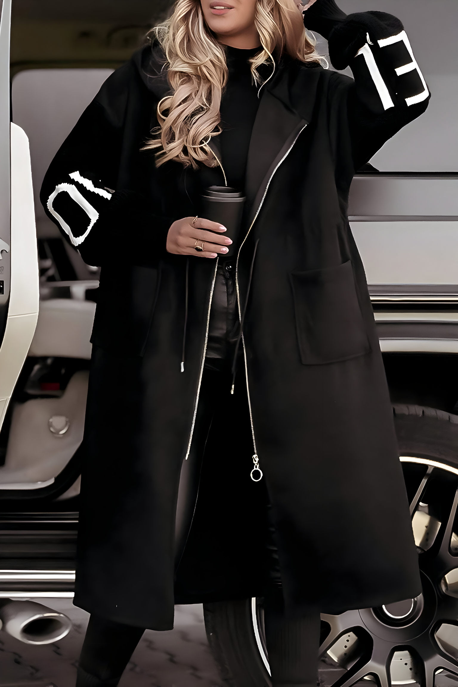 Casaco-cardigan elegante feminino