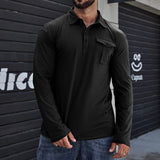 Camisa casual com bolsos masculino