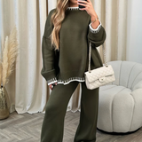 Conjunto de descanso confortável feminino