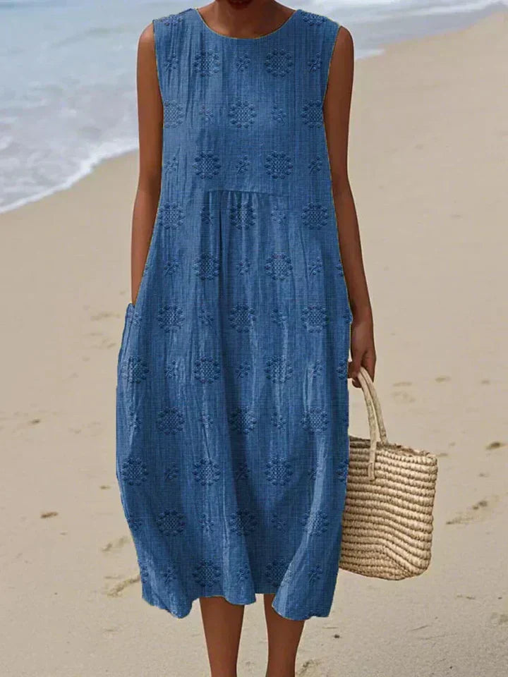 Inês | Vestido Midi Sem Mangas