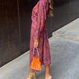 Vestido midi sofisticação feminino