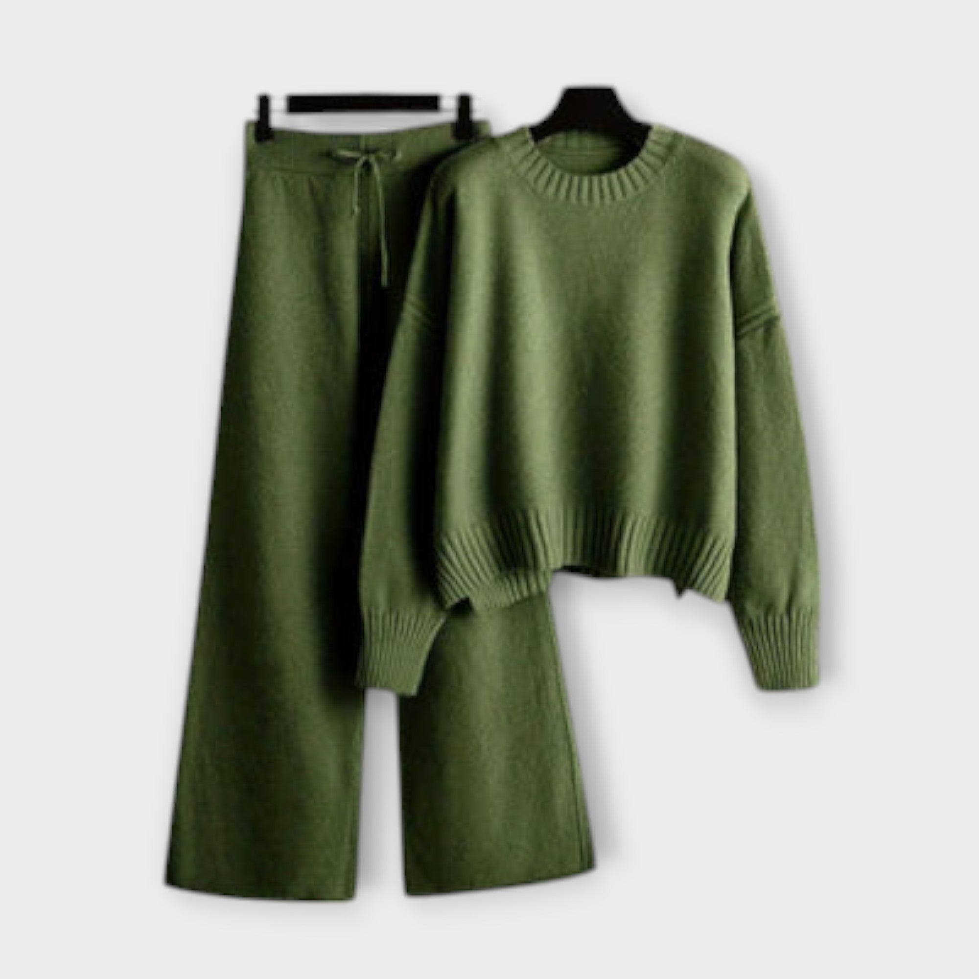 Conjunto casual bordado feminino