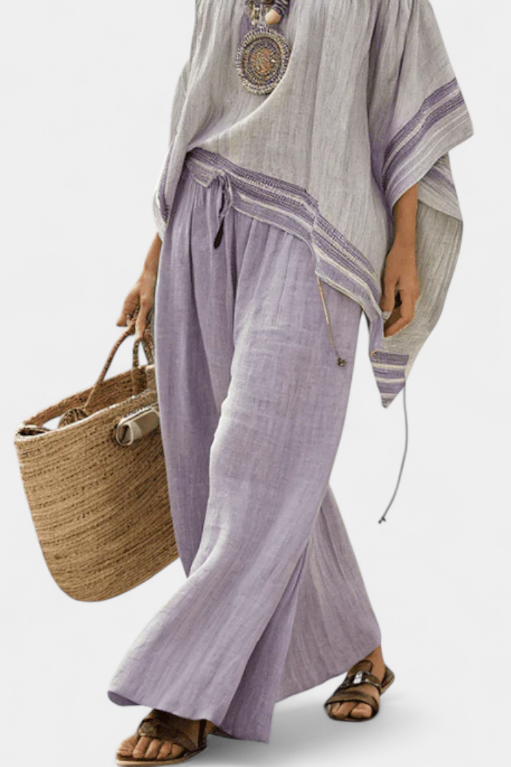 Conjunto Boêmio Bardot feminino