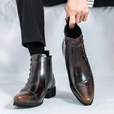 Botas Elegantes em Couro masculino