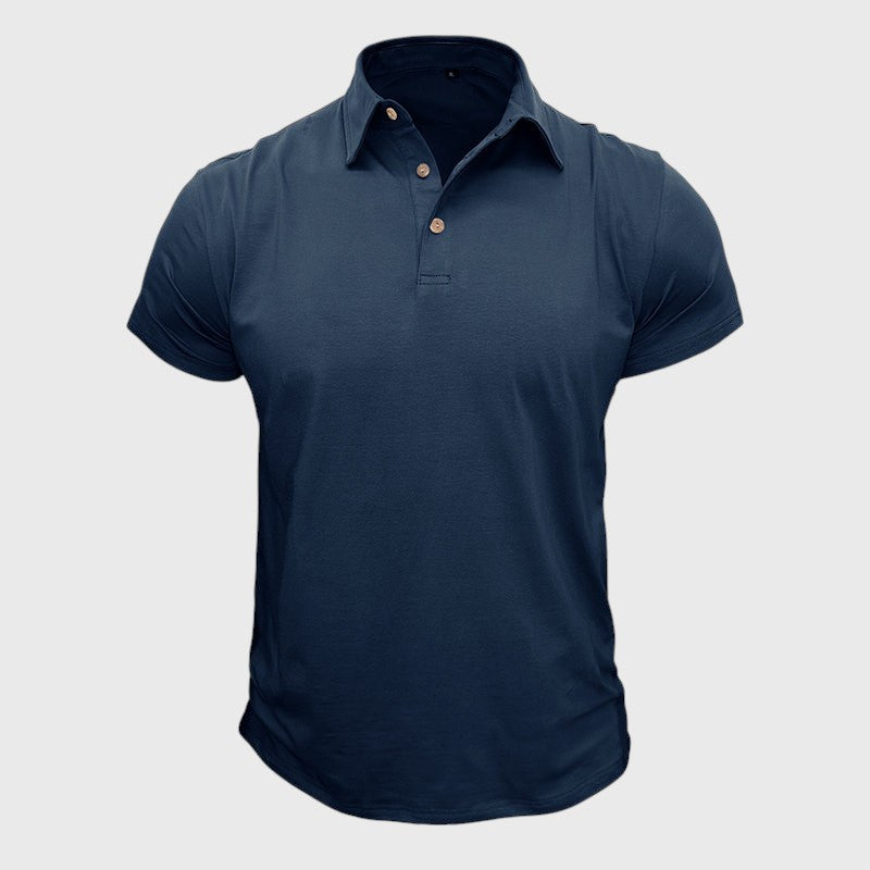 T-shirt de algodão masculino