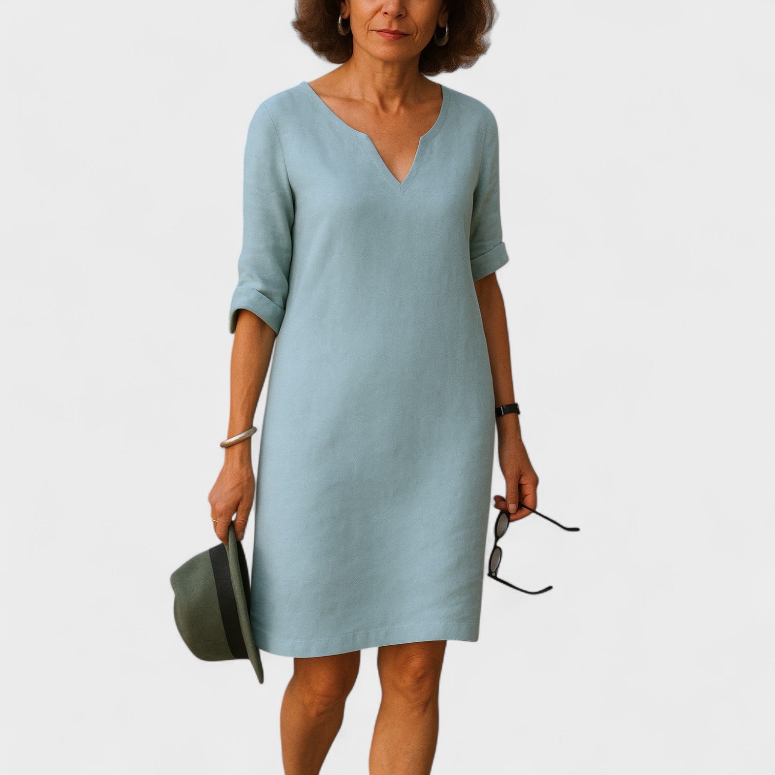 Vestido Elegância sem esforço feminino