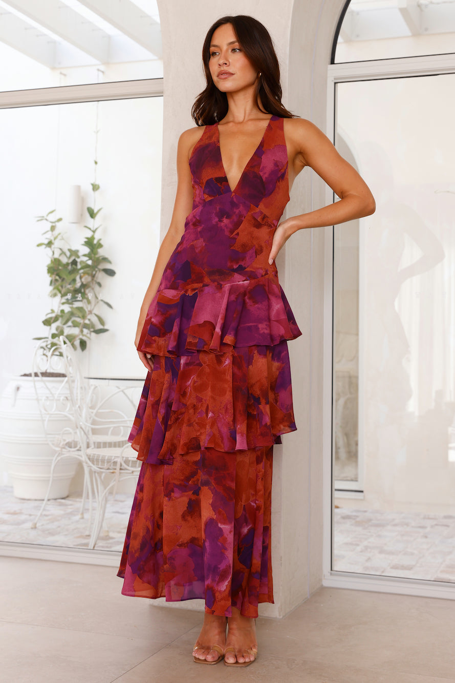 Vestido Maxi Elegante Verão feminino