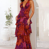 Vestido Maxi Elegante Verão feminino