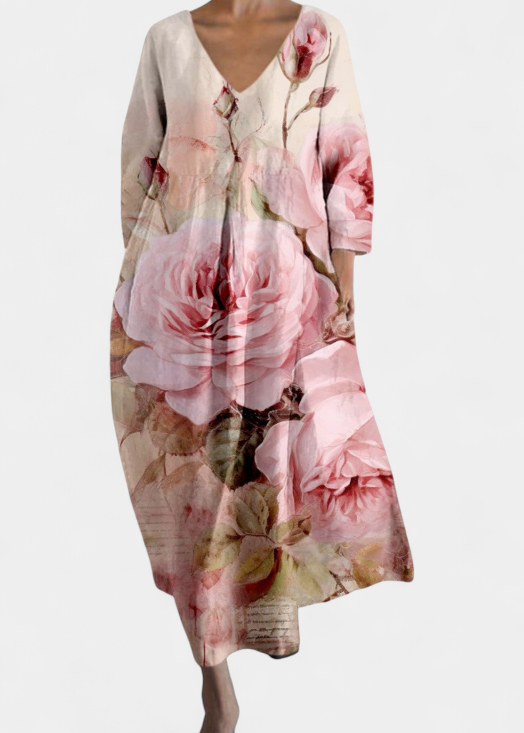 Vestido Fluido com Estampa feminino