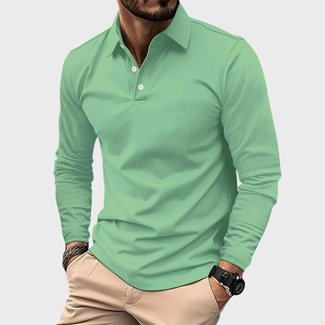 Nuno - Polo Em Algodão Mist masculino