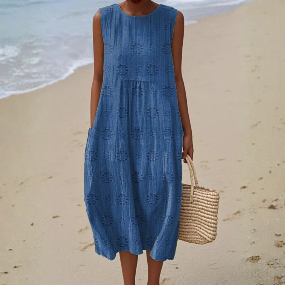 Vestido de algodão feminino