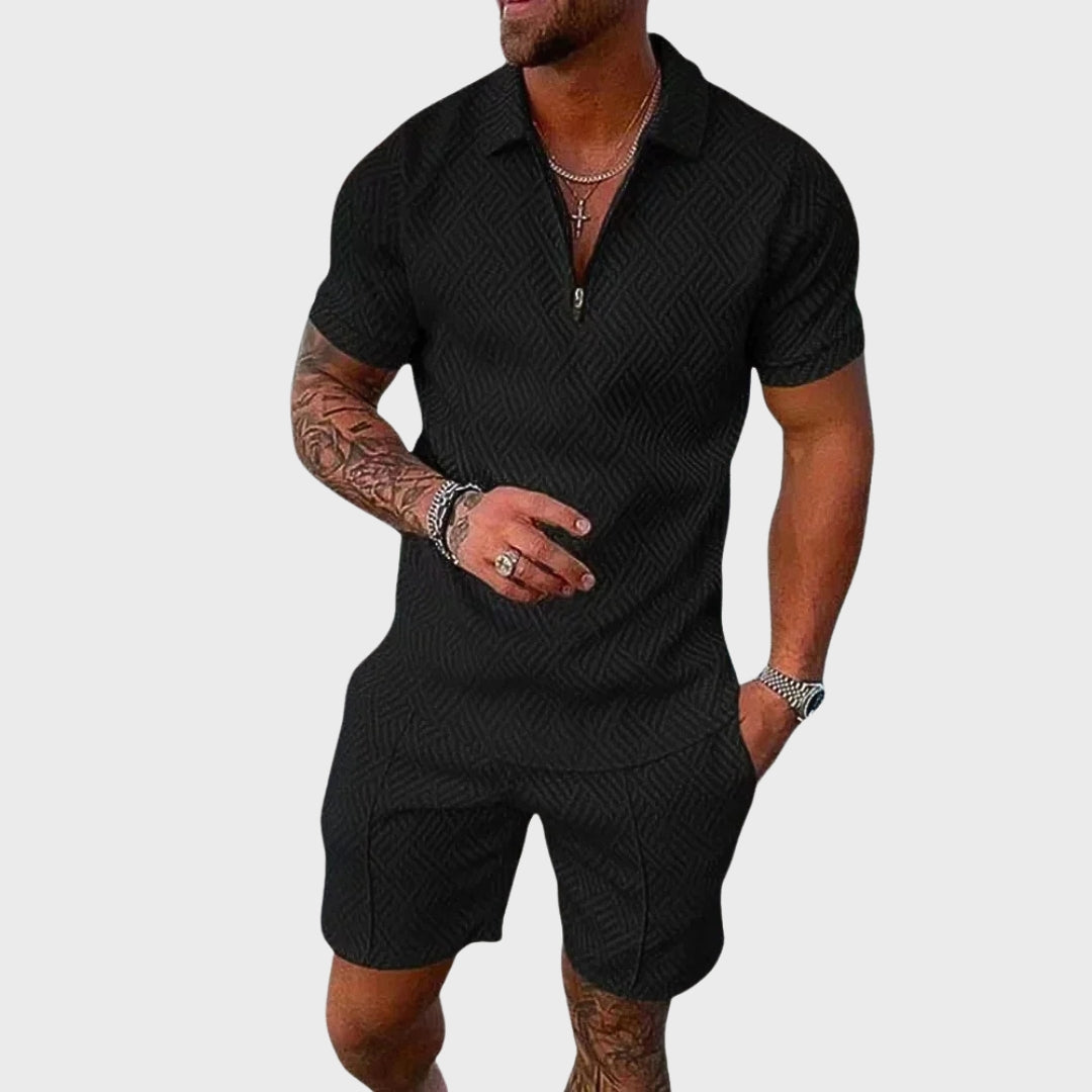 Conjunto de Camisa Polo e Calções masculino