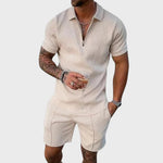 Conjunto de Camisa Polo e Calções masculino