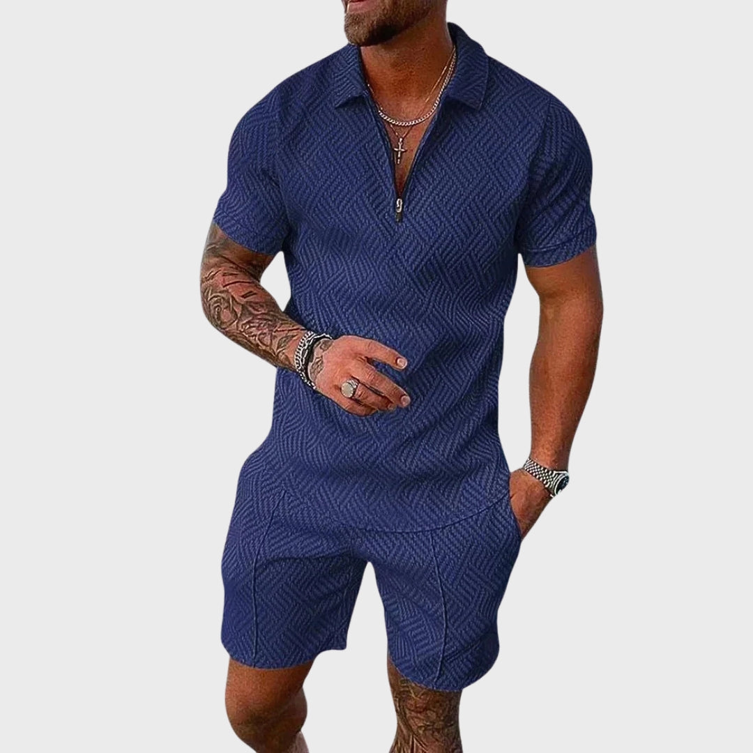 Conjunto de Camisa Polo e Calções masculino
