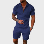 Conjunto de Camisa Polo e Calções masculino
