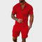 Conjunto de Camisa Polo e Calções masculino