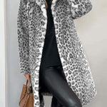 Casaco Comprido Leopardo feminino