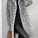 Casaco Comprido Leopardo feminino