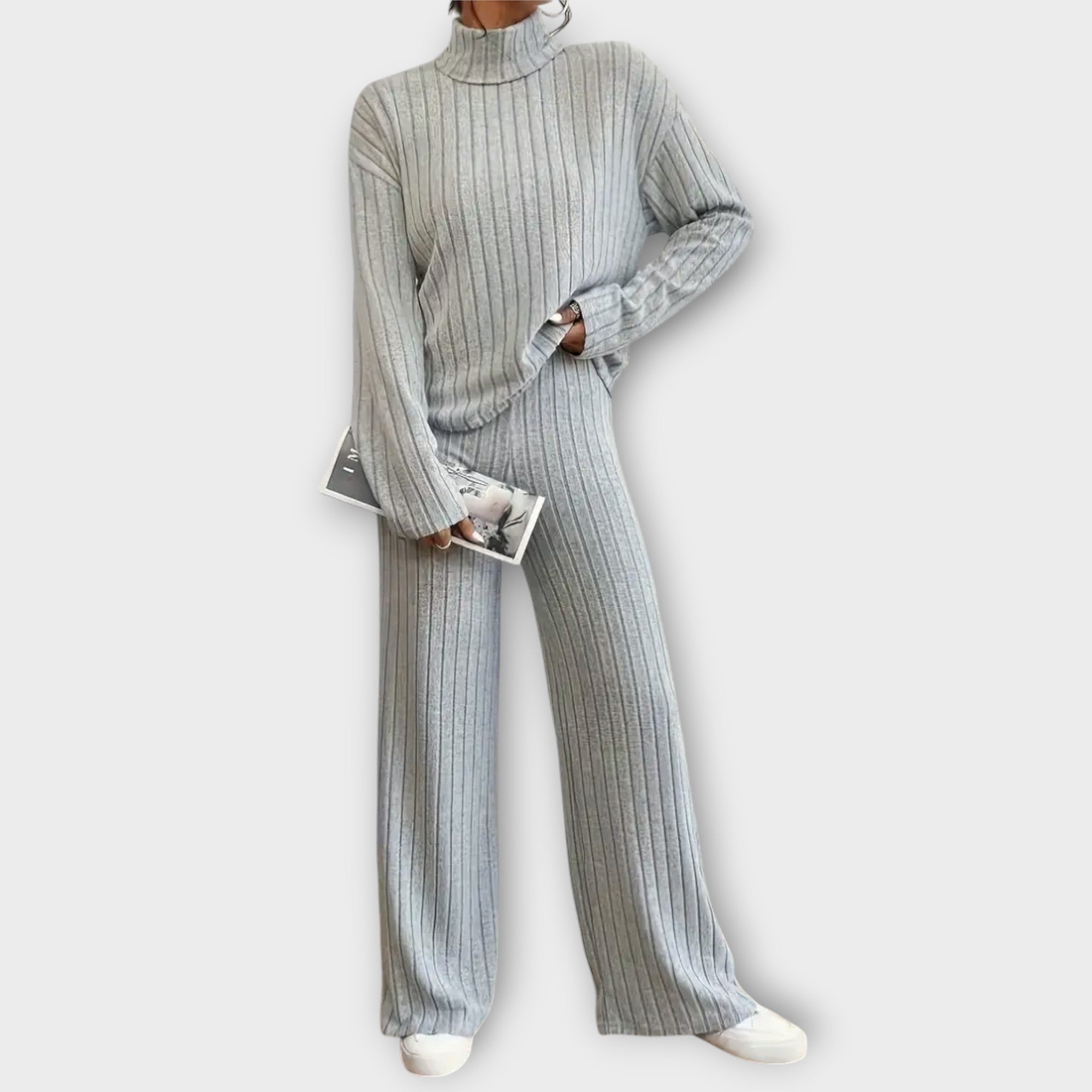 Conjunto casual de 2 peças feminino