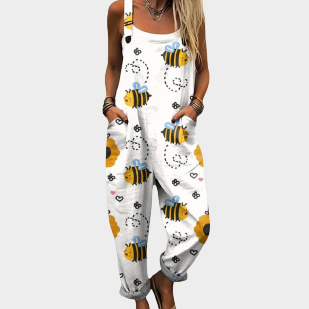 Macacão Estampado Confortável feminino