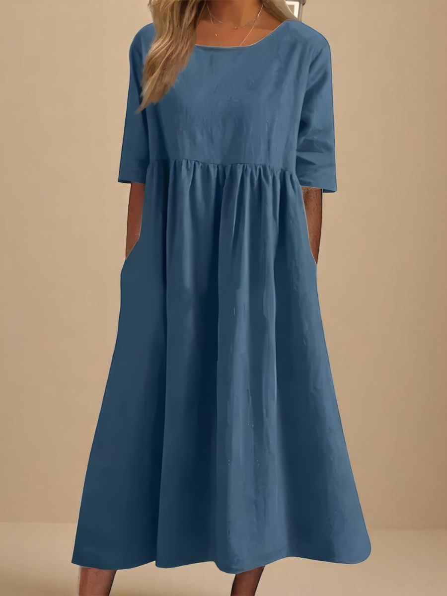 Vestido Em Algodão Arejado feminino