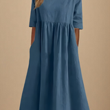 Vestido Em Algodão Arejado feminino