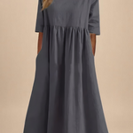 Vestido Em Algodão Arejado feminino