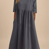 Vestido Em Algodão Arejado feminino