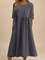 Vestido Em Algodão Arejado feminino