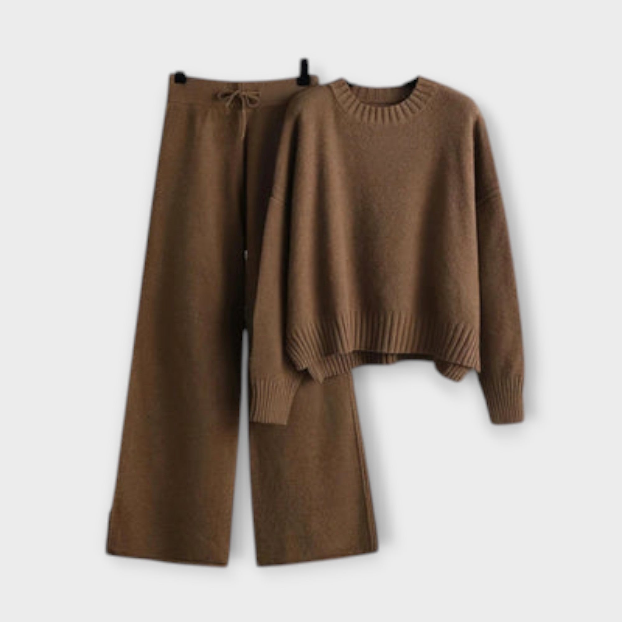 Conjunto casual bordado feminino