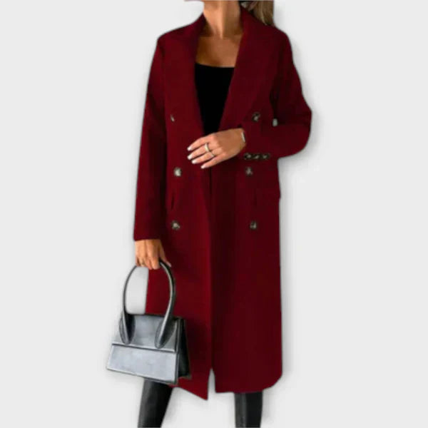 Casaco de Lã Elegante feminino