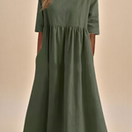 Vestido Em Algodão Arejado feminino