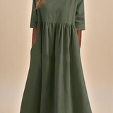 Vestido Em Algodão Arejado feminino