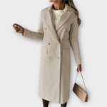 Casaco de Lã Elegante feminino
