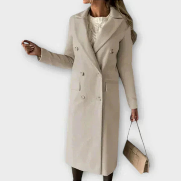 Casaco de Lã Elegante feminino
