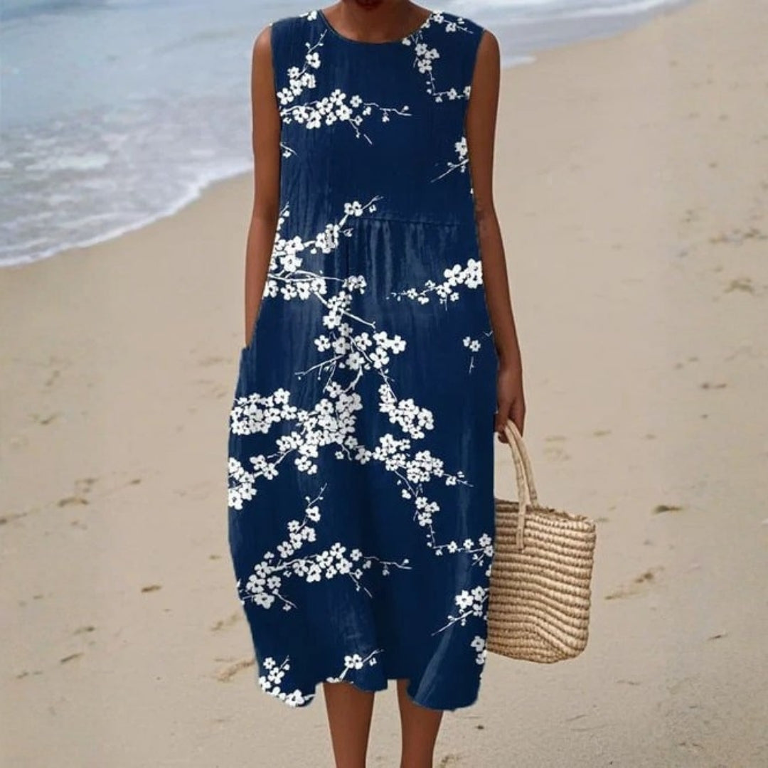 Vestido de algodão feminino