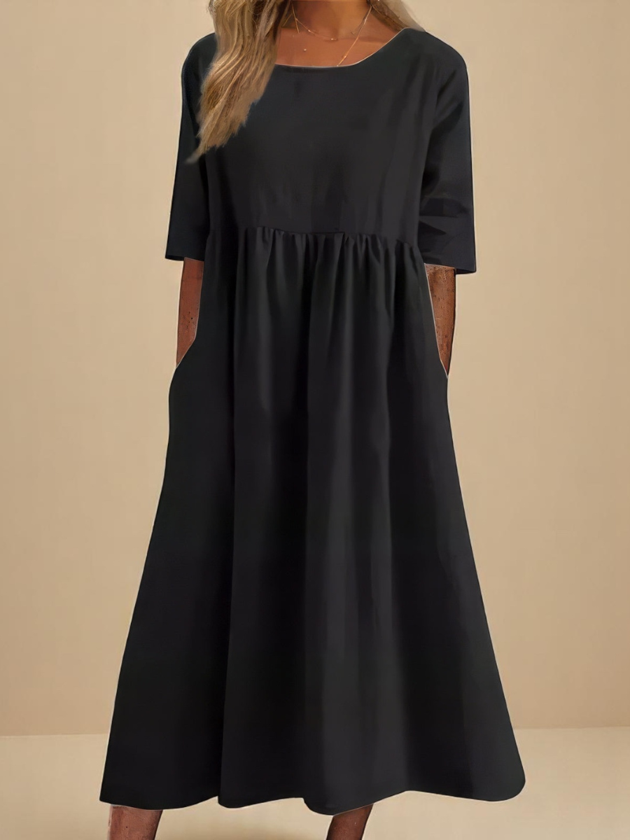 Vestido Em Algodão Arejado feminino