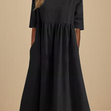 Vestido Em Algodão Arejado feminino